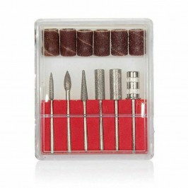 FRESA ELETTRICA PER MANICURE E PEDICURE TRAPANO UNGHIE NAIL ART CON 6 ACCESSORI