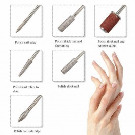 FRESA Elettrica PORTATILE Per Manicure e Pedicure Trapano UNGHIE NAIL ART SML M6