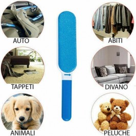 Nuovo KIT PULIZIA CASA AUTO SPAZZOLE RACCOGLI E RIMUOVI PELI PER CANI E GATTI