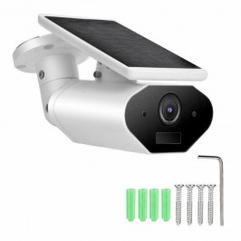 WIRELESS TELECAMERA IP WIFI PANNELLO SOLARE ESTERNO 1080P SICUREZZA CAMERA AUDIO