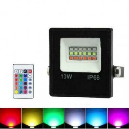 Faro Faretto LED RGB Esterno IP65 10W 20W 30W 50 Watt Multicolore + Telecomando