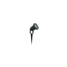 FARETTO LED SEGNAPASSO GU10 nero CON PICCHETTO DA GIARDINO IP66 LAMPADA SOSTITUIBILE