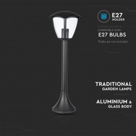 V-TAC VT-736 PORTALAMPADA DA GIARDINO CON FISSAGGIO A TERRA PER LAMPADINE E27 - SKU 7059