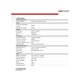 AX PRO HIKVISION RILEVATORE DI FUMO FOTOELETTRICO WIRELESS | DS-PDSMK-S-WE
