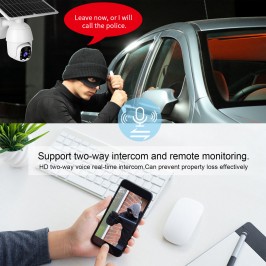 4G/WIFI 1080P Solar PTZ IP Camera CCTV Impermeabile ip66 Sicurezza da Esterno Visione Notturna