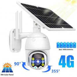 4G/WIFI 1080P Solar PTZ IP Camera CCTV Impermeabile ip66 Sicurezza da Esterno Visione Notturna